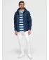 Férfi softshell kabát OMBRE OM-JANP-0292 SÖTÉTKÉK
