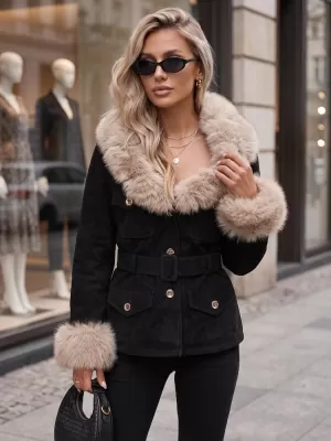 Női kabát DSTREET TY5850 FEKETE