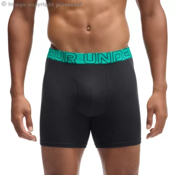  Férfi boxerek UNDER ARMOUR M PERF COTTON 6IN (3KS) 1383889-007 FEKETE 