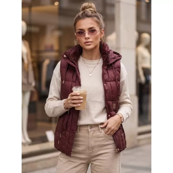  Női mellény DSTREET TY5974 BURGUNDIA 