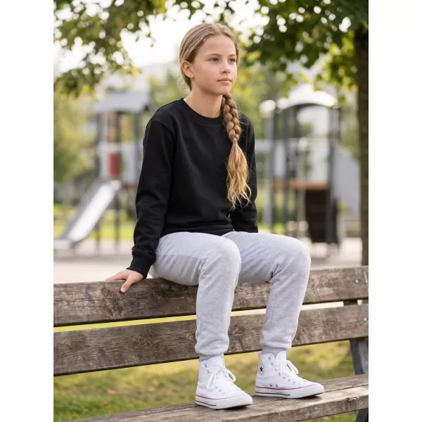  Gyermek pulóver MALFINI CREW 427 FEKETE 