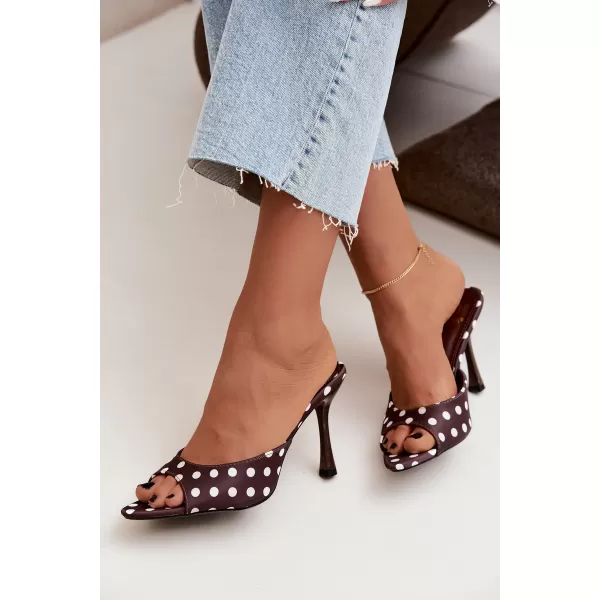  Női papucs BOTO SQC-295 BROWN BARNA 