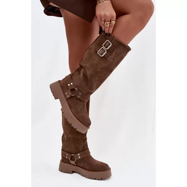  Női csizma BIG STAR SHOES OO274A182 BÉZS 