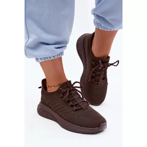  Női tornacipő BIG STAR SHOES UU274055 BARNA/BÉZS 