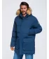 Férfi parka OMBRE OM-JALJ-0310 SÖTÉTKÉK