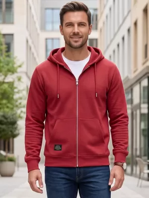 Férfi pulóver ALTISPORT NP/ALMST45001 BURGUNDIA