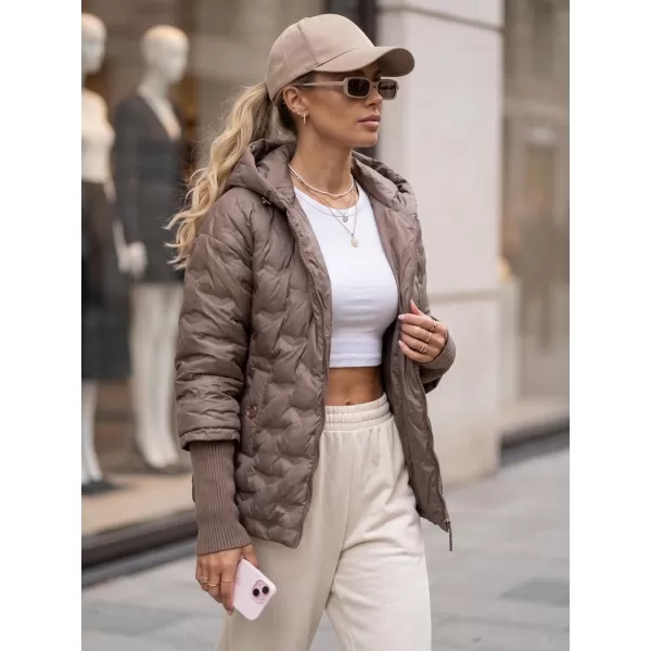  Női kabát DSTREET TY5868 KHAKI 