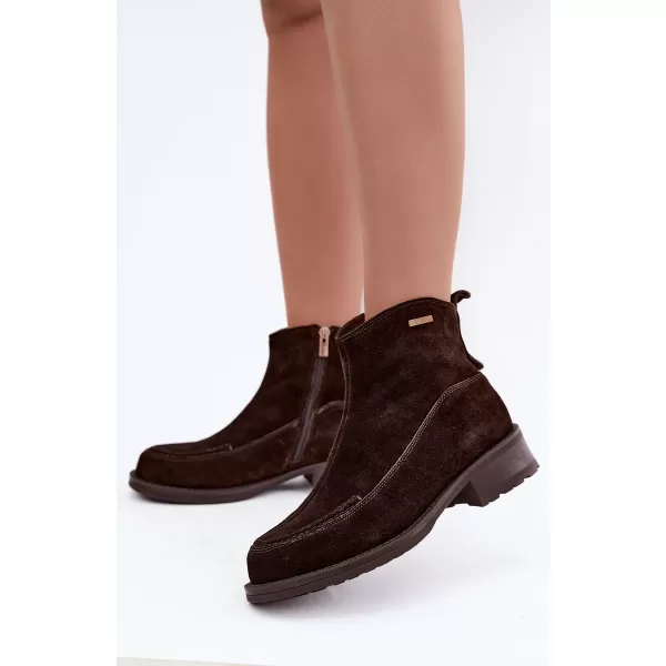  Női bokacsizma BIG STAR SHOES UU274602 BARNA/BÉZS ÁRNYÉKOK 