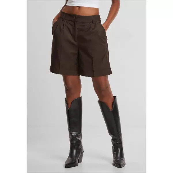 Női bermuda nadrág URBAN CLASSICS TB7196-00075 BARNA 