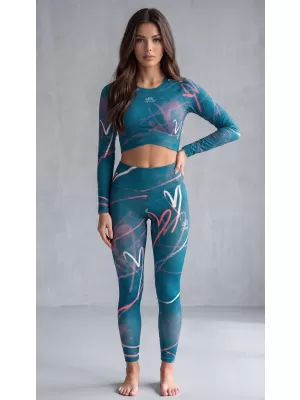 Női prémium hosszú leggings (új méretek) ALTISPORT VOJ/ALW082LEG05 KEROZIN
