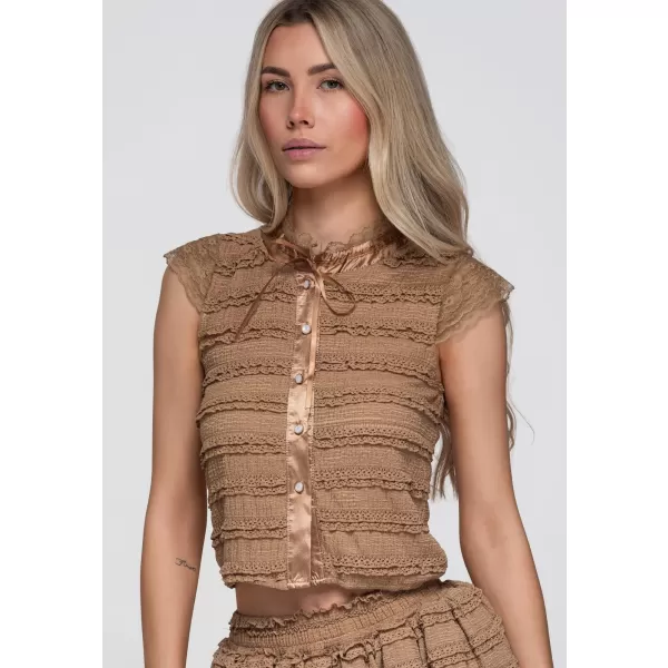  Női blúz OMBRE OW-TS-E0066 TÓPSZÍN 