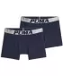 Férfi boxerek PUMA MEN SHINE ELASTIC BOXERS 2P 94780601 KÉK/EZÜST