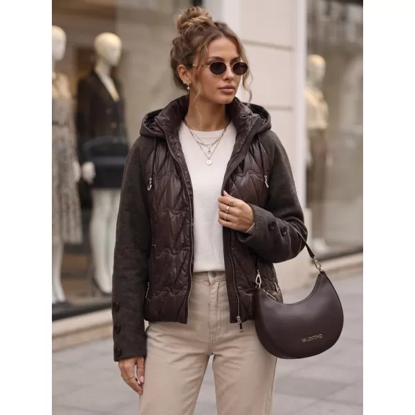  Női kabát DSTREET TY5935 BARNA 