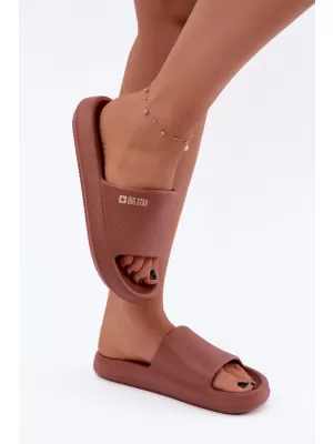 Női papucs BIG STAR SHOES UU274088 VÖRÖS ÁRNYALATAI