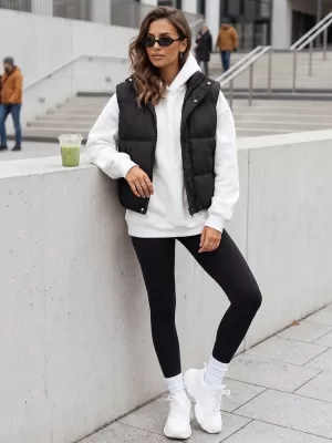 Női mellény DSTREET TY5728 FEKETE