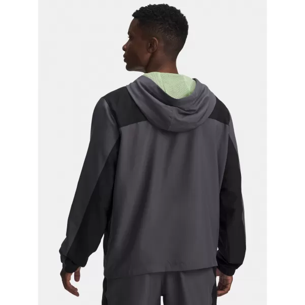  Férfi dzseki UNDER ARMOUR TECH SPORT WOVEN JKT 6011267-025 SZÜRKE 