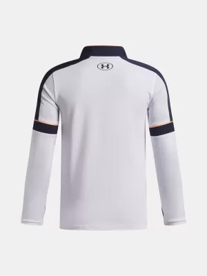 Fiú pulóver UNDER ARMOUR UA B CHALLENGER TRAINING QZ 6004080-100 FEHÉR