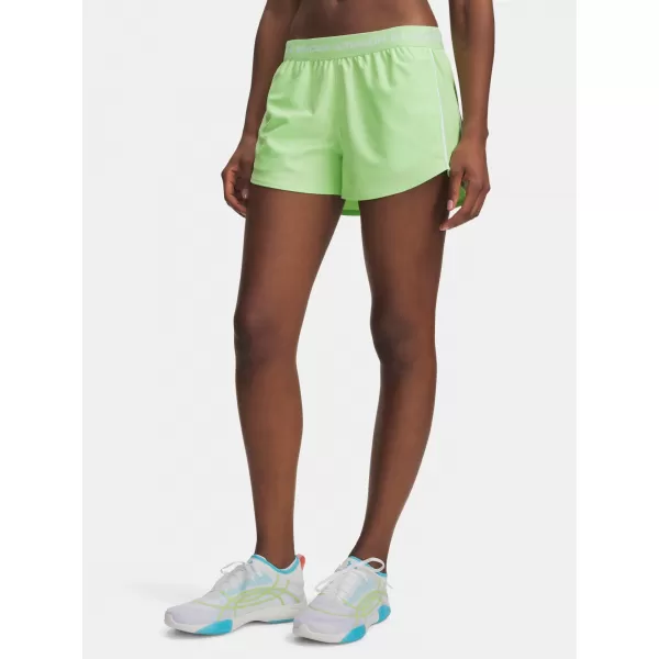  Női rövidnadrág UNDER ARMOUR TECH PLAY UP SHORTS 1389882-712 ZÖLD 