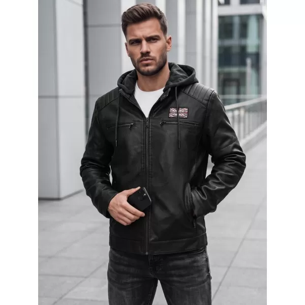  Férfi dzseki DSTREET TX5147 FEKETE 