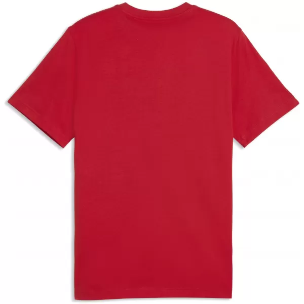  Férfi póló PUMA GRAPHICS BOX TEE 69436611 MINDEN IDŐK PIROS 
