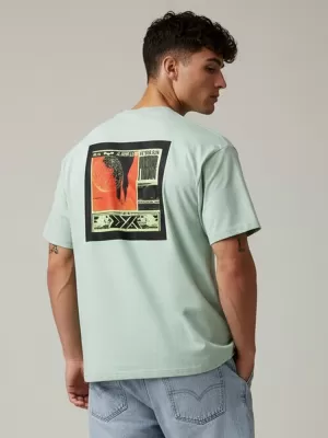 Férfi póló DSTREET RX5305 VILÁGOSZÖLD