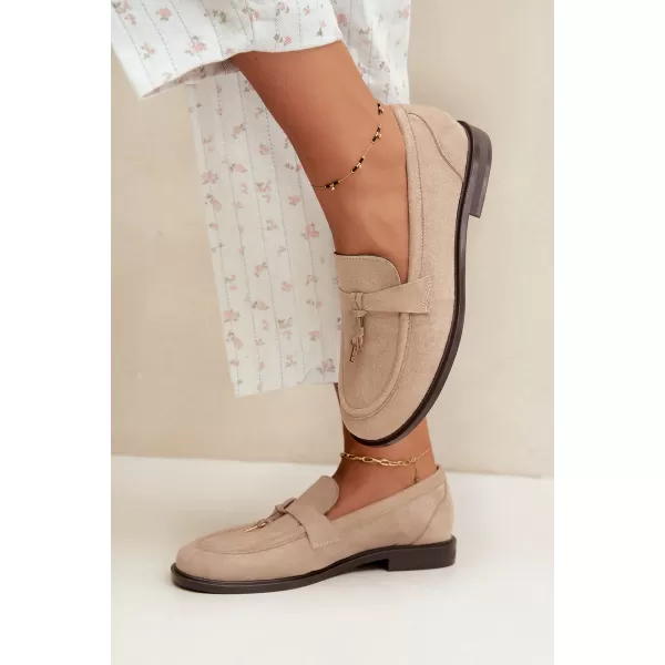  Női mokaszinok BOTO 1539 KHAKI 
