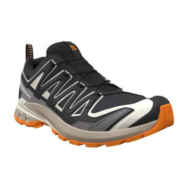  Férfi cipők SALOMON XA PRO 3D V9 GORE-TEX L47881900 FEKETE/VANÍLIA JÉG/KURKUMA 