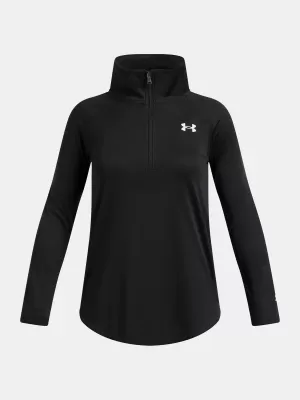 Lány pulóver UNDER ARMOUR UA TECH WORDMARK HZ 6004979-001 FEKETE