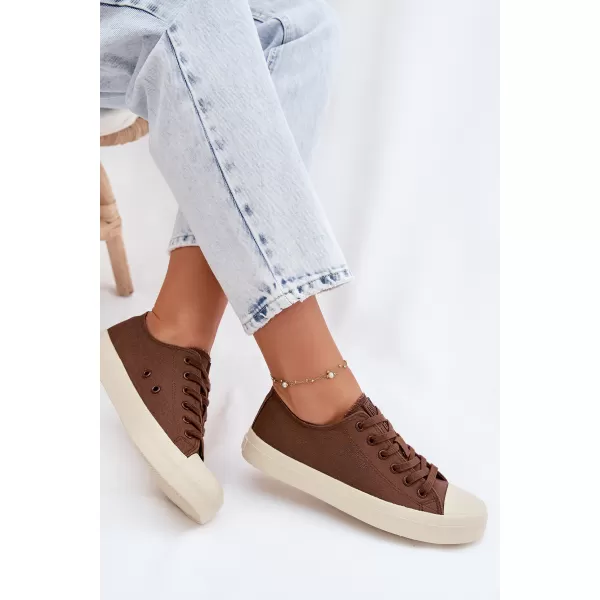  Női tornacipő BIG STAR SHOES TT274123 BARNA/BÉZS 