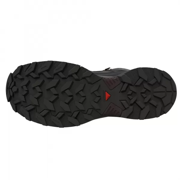  Férfi cipők SALOMON X ULTRA 360 MID GORE-TEX L45473200 FEKETE/SÖTÉT SIRÁLY SZÜRKE/SÖTÉT FÖLD 