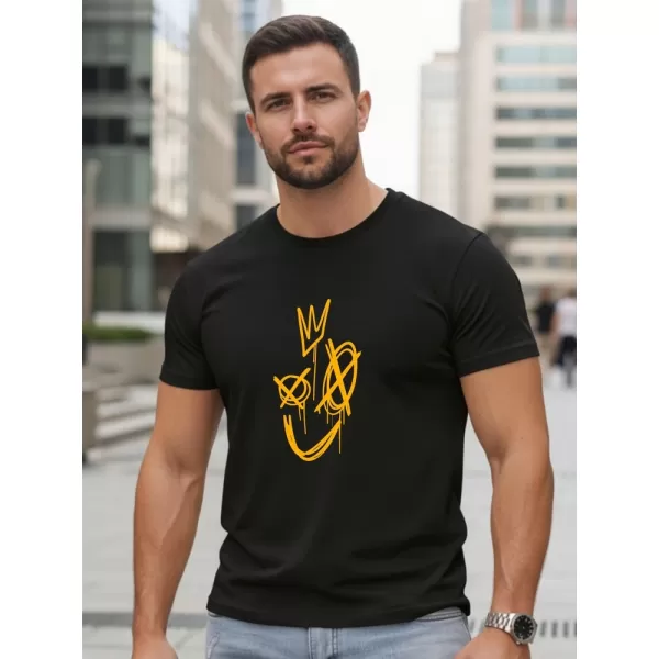  Férfi póló DSTREET NX0138R-BK FEKETE 