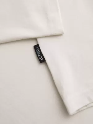 Férfi póló OMBRE OM-TSBC-0291 TÖRTFEHÉR/TÖRTFEHÉR/FEKETE