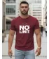 Férfi póló DSTREET NX0129R-BU BURGUNDIA
