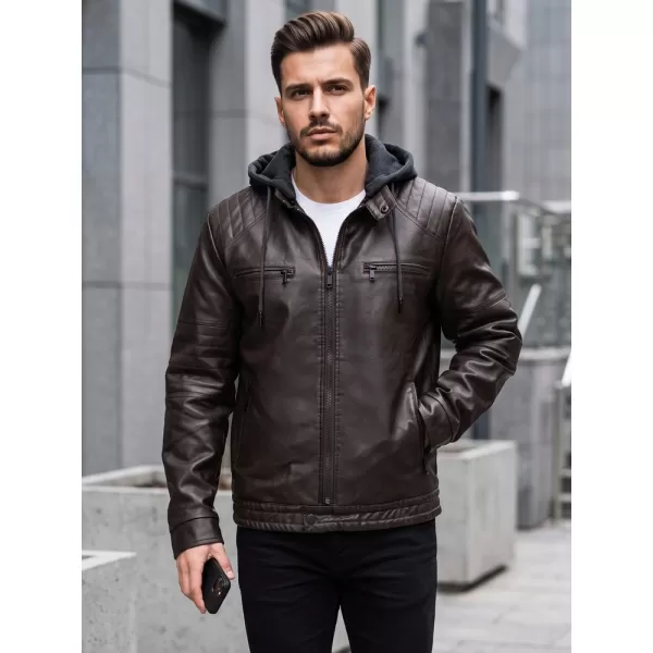  Férfi dzseki DSTREET TX5144 BARNA 