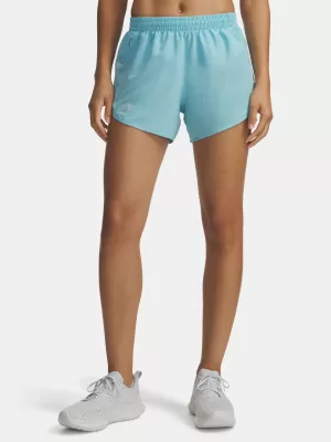 Női rövidnadrág UNDER ARMOUR UA FLY BY 3 SHORTS 1382438-425 KÉK