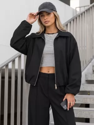 Női kabát DSTREET TY5958 FEKETE