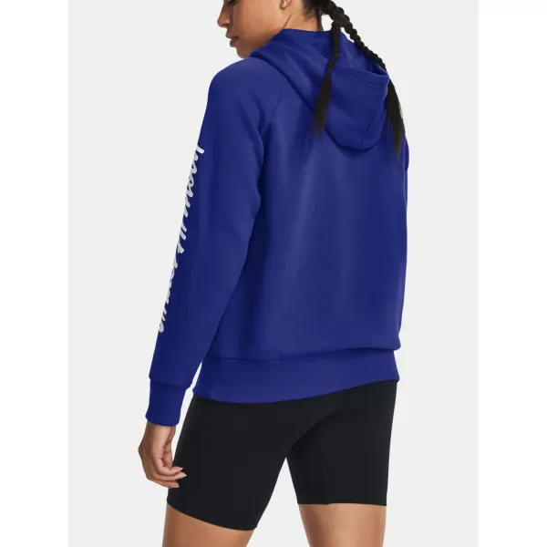  Női pulóver UNDER ARMOUR UA RIVAL FLEECE GRAPHIC HDY 1379609-400 KÉK 