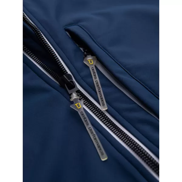  Férfi softshell kabát OMBRE C581 SÖTÉTKÉK 
