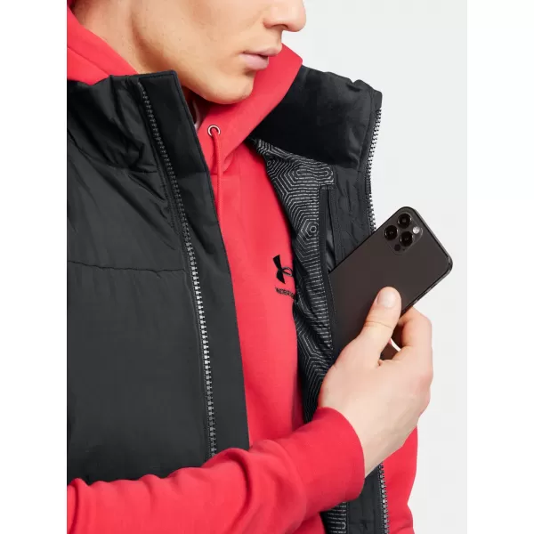  Férfi mellény UNDER ARMOUR LIMITLESS DOWN VEST 1384642-001 FEKETE 