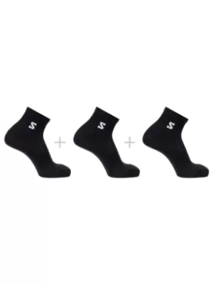 Zokni SALOMON EVERYDAY LITE QUARTER 3-PACK LC2911700 FEKETE