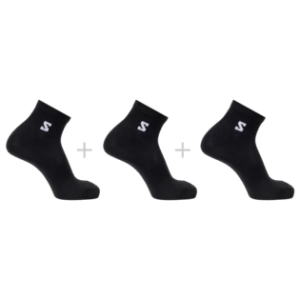  Zokni SALOMON EVERYDAY LITE QUARTER 3-PACK LC2911700 FEKETE 
