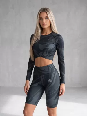 Női prémium térdig érő leggings (új méretek) ALTISPORT VOJ/ALW072LEG06 FEKETE