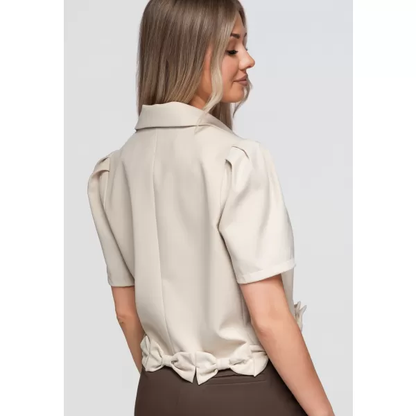  Női kabát OMBRE OW-BL-E0002 BÉZS 