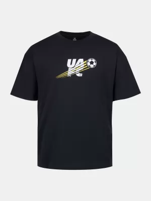 Férfi póló UNDER ARMOUR M GFB MULTI COLOR HWT SS 6010362-001 FEKETE