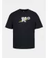 Férfi póló UNDER ARMOUR M GFB MULTI COLOR HWT SS 6010362-001 FEKETE