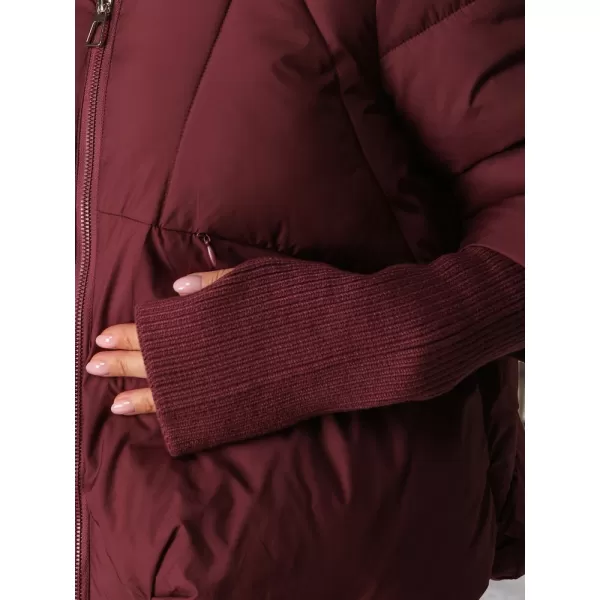  Női kabát DSTREET TY5898 BURGUNDIA 