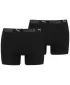 Férfi boxerek PUMA SPORT COTTON BOXER 2P 93552101 FEKETE