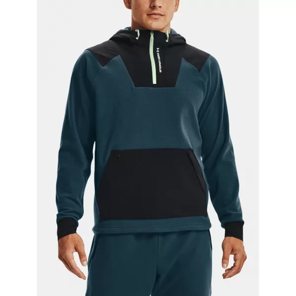  Férfi pulóver UNDER ARMOUR UA RUSH FLEECE HOODIE 1366177-413 KÉK 