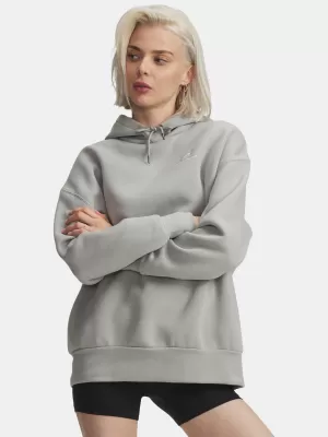 Női pulóver UNDER ARMOUR ICON FLEECE OS HOODIE 1379495-069 SZÜRKE