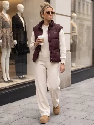 Női mellény DSTREET TY5968 BURGUNDIA